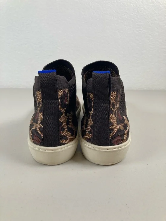 Rothy's Chelsea Wildcat Leopard Print Ankle Boots Sneaker Size 7 - Picture 7 of 12